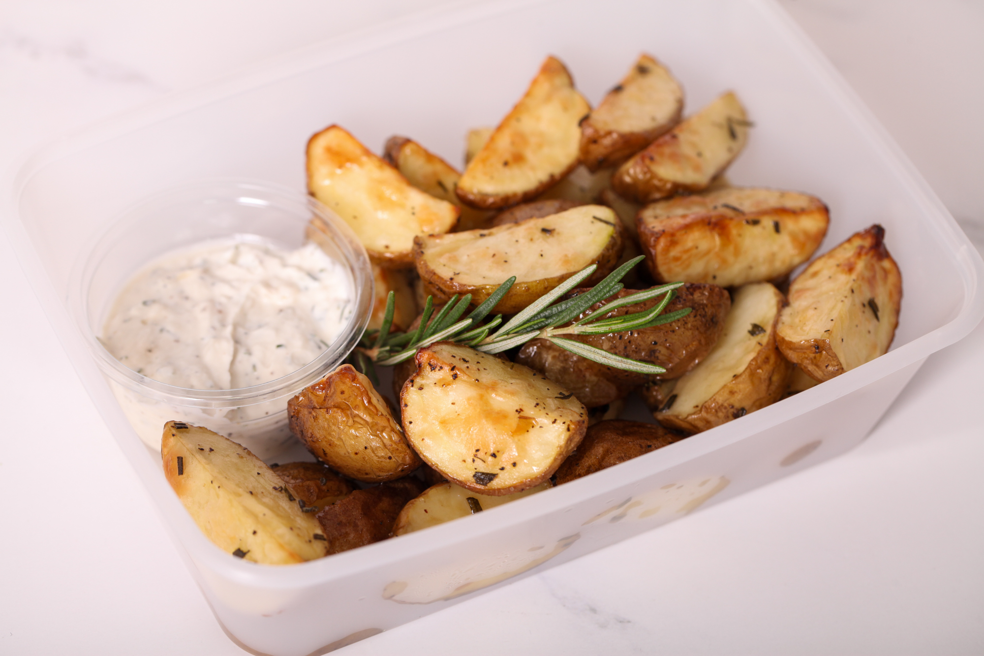 Roast Baby Potato & Herb yogurt